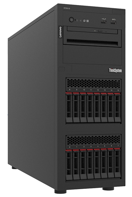 Lenovo выпустила три новых сервера ThinkSystem ST50 V2, ST250 V2 и SR250 V2