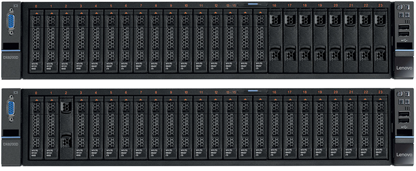 Lenovo представила хранилище DX8200D