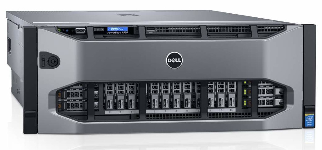 Dell представила новые серверы PowerEdge - модели  R930, R830, FC830 и M830 блэйд-сервер