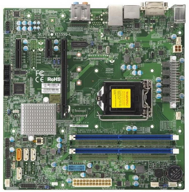 Supermicro анонсировала плату X11SSQ-L для использования в недорогих серверах и рабочих станциях